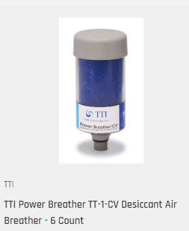 Todd Technologies TT-1-CV Power Breather Desiccant Filter