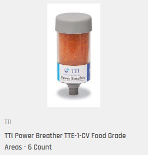 Todd Technologies TTE-1-CV Power Breather Desiccant Filter