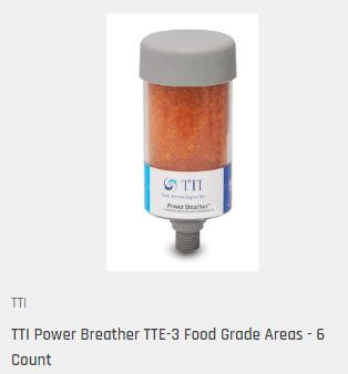 TTE-3 FOOD GRADE DESICCANT FILTER